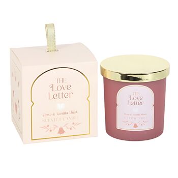 The Love Letter Rose And Vanilla Musk Candle, 5 of 5