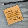Personalised Letter To Mummy Or Nana Coaster, thumbnail 6 of 8