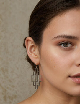 Art Deco Geometric Earrings, 2 of 9