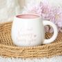 Cute Bunny Mug Gift For Her Easter Kitchen Decor, thumbnail 3 of 5