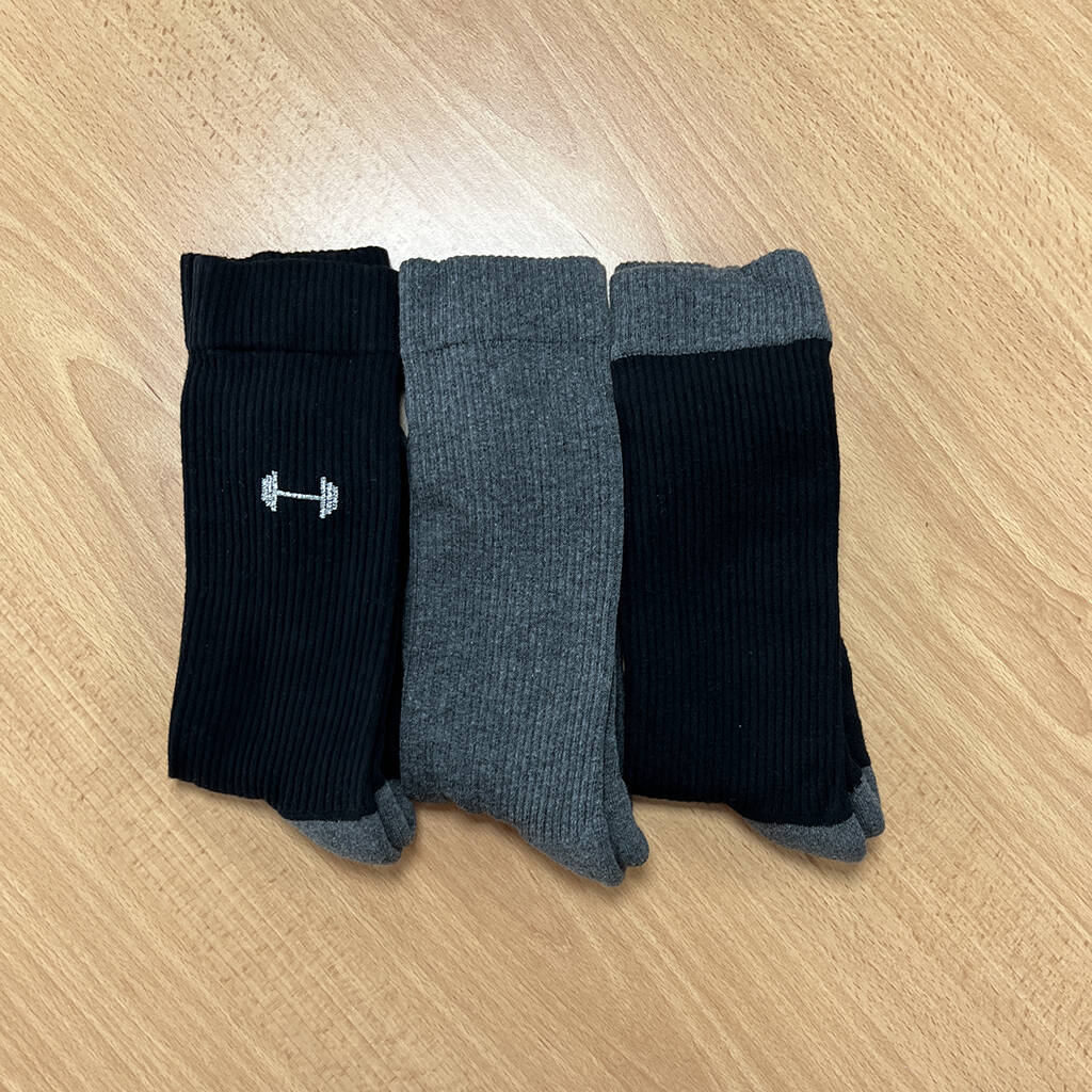 Mens Gym Socks Gift Set By Urban Eccentric