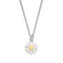 Little Daisy Necklace In Silver And 18ct Gold, thumbnail 2 of 6