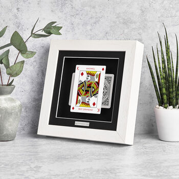Best Grandad Personalised King Playing Card Gift Frame, 6 of 12