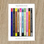 Personalised Birthday Card Year You Were Born CD Music, thumbnail 1 of 7