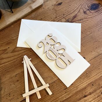 Personalised Anniversary Date Card, 3 of 4