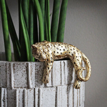 Gold Leopard Pot Hanger, 4 of 7
