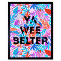 Woven Flower Scotland Wee Belter Wall Art Print, thumbnail 1 of 3