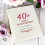 Personalised 40th Ruby Anniversary Album, thumbnail 2 of 6