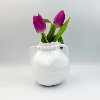 Single Stem Bud Vase: Petals And Pearls, 2 of 3