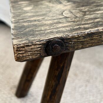 Antique Victorian Wooden Stool, 6 of 7