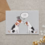 Jack Russell Wedding / Engagement Card, thumbnail 1 of 3