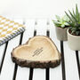 Personalised Carved Wooden Heart Trinket Dish, thumbnail 3 of 9
