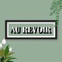Au Revoir Framed Typography Print, thumbnail 7 of 10