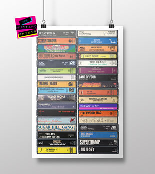 47th Birthday Personalised Print Music From 1979, 7 of 9