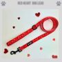 Red Heart Dog Lead/Leash, thumbnail 1 of 5