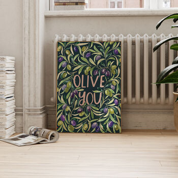 Olive You Fine Art Print, 2 of 3