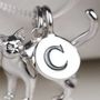 Solid Silver Letter Charms, thumbnail 1 of 3