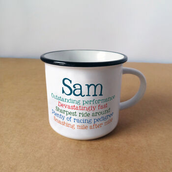 Personalised Seriously Fast Dad Cyclists Gift Mug, 6 of 12