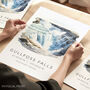 Iceland Travel Print Of The Gullfoss Falls, thumbnail 1 of 7