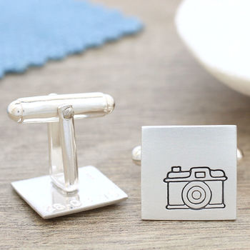 Camera Cufflinks. Thank You Gift For Photographer, 4 of 6