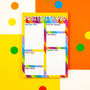 Colourful Positivity Notepad, thumbnail 1 of 4