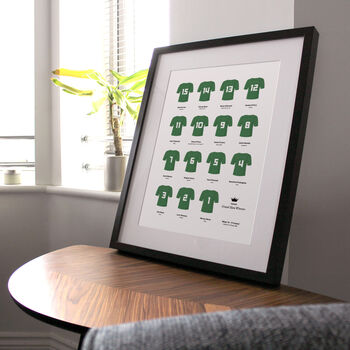 Classic Moments Rugby Team Print, 4 of 7