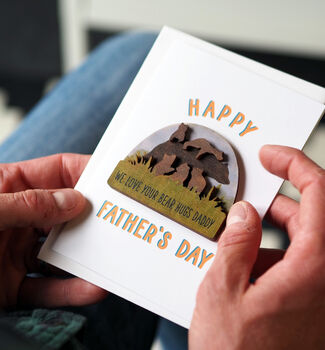 Personalised Family Father's Day Magnet Card, 2 of 7
