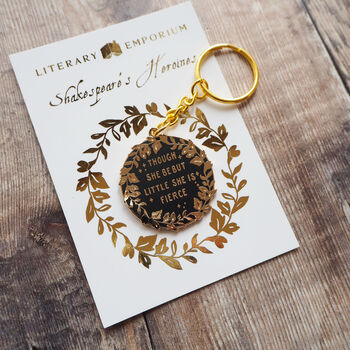 Hermia 'Little But Fierce' Keyring, 3 of 8