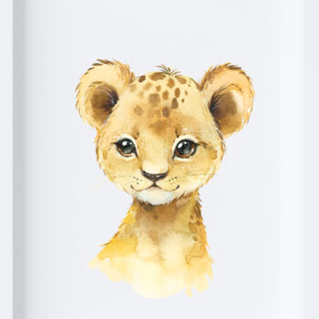 Jungle Safari Babies Animal Nursery Art Prints, 2 of 7