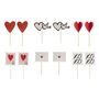 Valentines Cupcake Toppers X 12, thumbnail 2 of 3