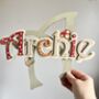 Personalised Name Sign For Kids Wall Initial Door Sign, thumbnail 3 of 12