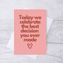 Card For Him | Celebration | Funny Valentines Card, thumbnail 1 of 3