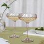 Set Of Two Blush Pink Champagne Glasses, thumbnail 1 of 2