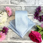 Cloudy Blue Woodland Leaves Wedding Tie Set, thumbnail 6 of 6