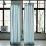 Linen Stone Washed Curtains With Ties, thumbnail 7 of 10