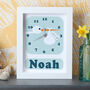 Personalised Newborn Birth Details Clock, thumbnail 1 of 7