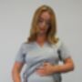 Flora Maternity Scrub Uniform Top Workwear, thumbnail 3 of 5