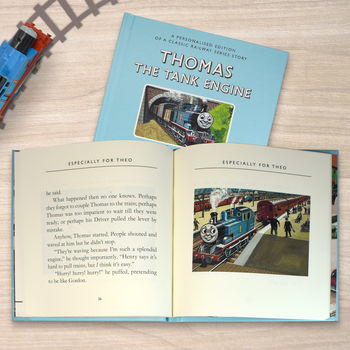 Personalised Thomas The Tank Engine Book Gift Boxed, 4 of 9