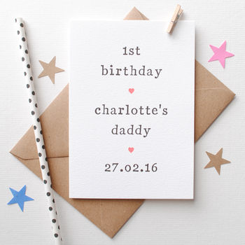 Personalised '1st Birthday As' Card, 3 of 3