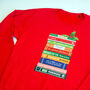 Funny Literary Christmas Jumper, thumbnail 2 of 7