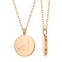Personalised Zodiac Coin Necklace, thumbnail 8 of 12