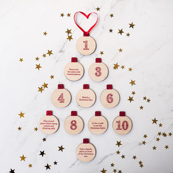 Personalised Wooden Activity Advent Calendar, 4 of 5