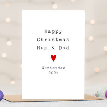 Custom Message Personalised Christmas Card, 2 of 2