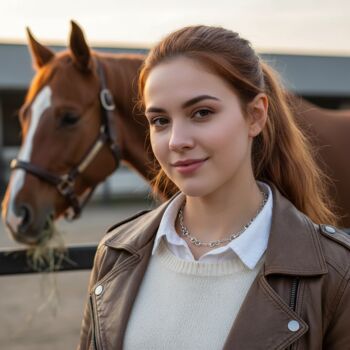 Silver Or Gold Personalised Snaffle Bit Necklace, 4 of 9