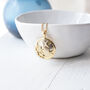 Gold Plated Stars Coin Necklace, thumbnail 4 of 8