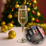 Christmas Reindeer Champagne Flute With Chocolate And Decoration Gift Set, thumbnail 1 of 7
