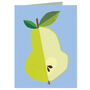 Mini Pear Greetings Card, thumbnail 2 of 4