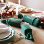 Personalised Reusable Fabric Christmas Cracker Set Of Four, thumbnail 5 of 6