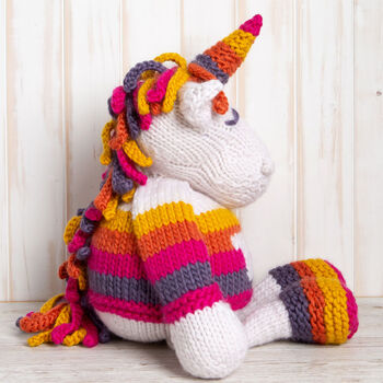 Theo The Unicorn Knitting Kit, 3 of 6