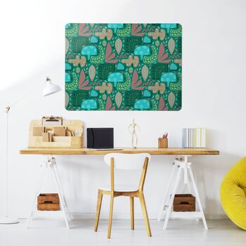 Forest Floor Pattern / Large Magnetic Notice Board, 2 of 8